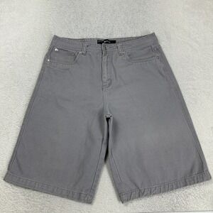 VTG PJ Mark Shorts Mens 38 Gray Denim Jean Hip Hop Baggy Skater Y2K Jorts